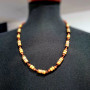 Colier Vintage din margele de lemn